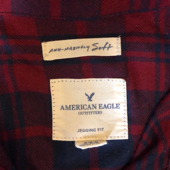 Plaid Button-up Blouse - Picture 2 of 3